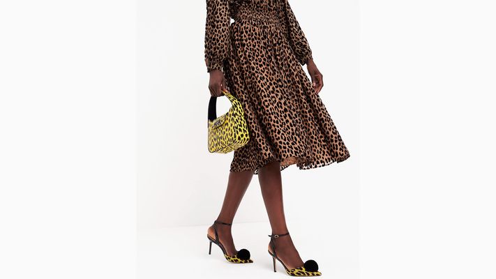 Kate Spade Modern Leopard Skirt, Light Tobacco
