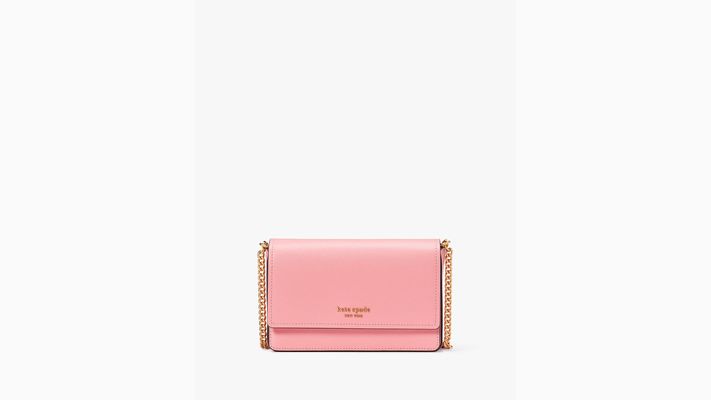 Kate Spade Morgan Flap Chain Wallet, Salmon Pink