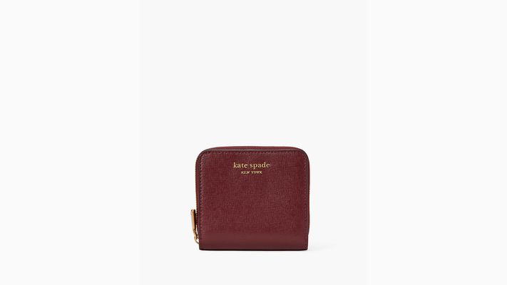 Kate Spade Morgan Small Compact Wallet, Cordovan