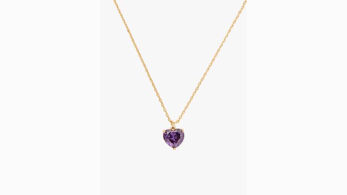 Kate Spade My Love February Heart Pendant, Amethyst