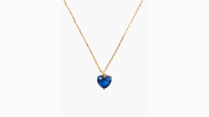 Kate Spade My Love September Heart Pendant, Sapphire