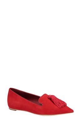 kate spade new york adore pointed toe flat in Deep Rubine