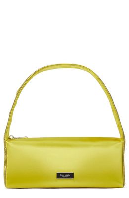 kate spade new york afterparty crystal & satin handbag in Chartreuse Multi