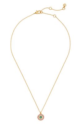 kate spade new york all seeing pendant necklace in Gold Multi