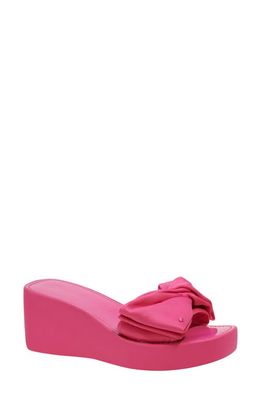 kate spade new york bikini platform wedge sandal in Energy Pink