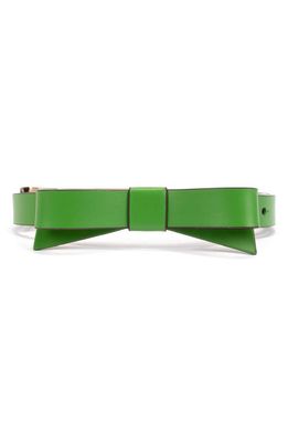 kate spade new york bow belt in Ks Green