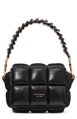 kate spade new york boxxy quilted leather crossbody in Black Multi.