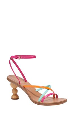 kate spade new york charmer strappy sandal in Rose Jam/Low Tide/Satsuma