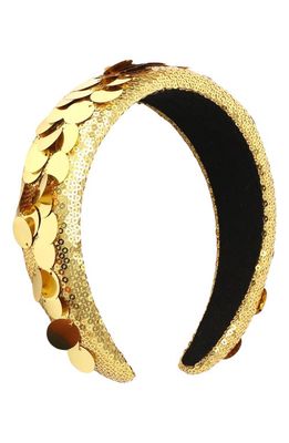 kate spade new york embellished headband in Gold