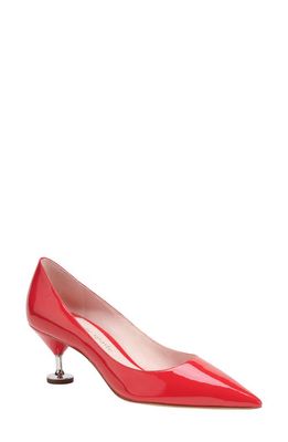 kate spade new york garnish pointed toe pump in Engine Red