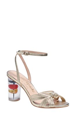 kate spade new york happy hour sandal in Pale Gold
