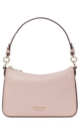 kate spade new york hudson pebbled leather medium shoulder bag in French Rose