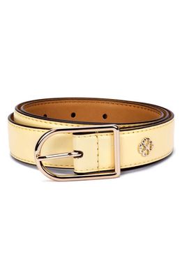 kate spade new york leather belt in Butter