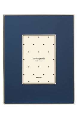 kate spade new york make it pop 4 x 6 picture frame in Navy