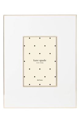kate spade new york make it pop 4 x 6 picture frame in White