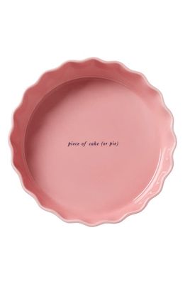 kate spade new york make it pop pie dish in Pink