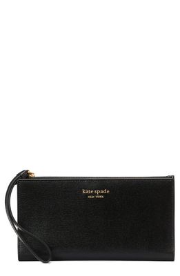 kate spade new york morgan saffiano leather bifold wallet in Black