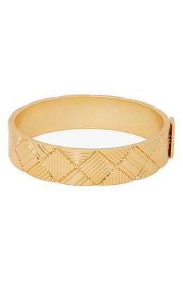 kate spade new york patchwork bangle bracelet in Gold.