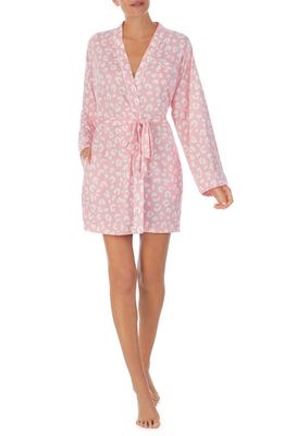 kate spade new york print knit robe in Pink Print