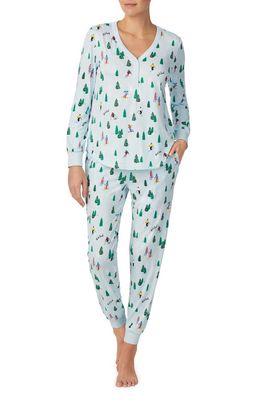 kate spade new york print pajamas in Blue Print