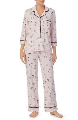 kate spade new york print pajamas in Pink Print