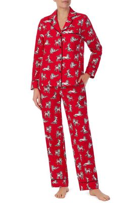 kate spade new york print pajamas in Red/Prt