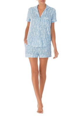 kate spade new york print short pajamas in Blu/Flor