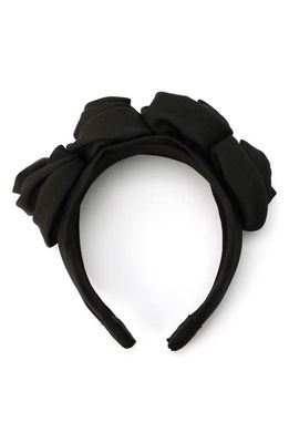 kate spade new york rose florettes headband in Black