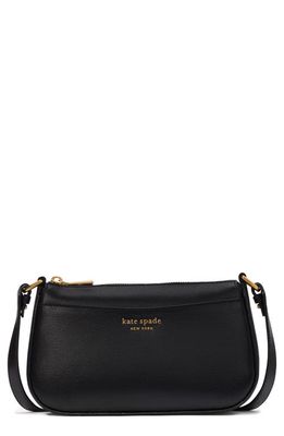 kate spade new york small bleecker saffiano leather crossbody bag in Black