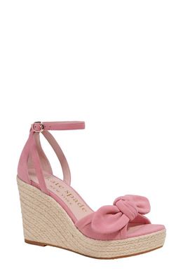 kate spade new york tianna espadrille wedge sandal in Rose Otto