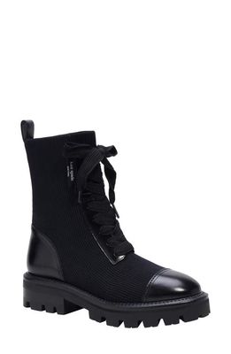 kate spade new york winton lace-up boot in Black