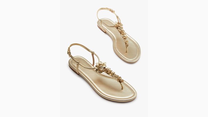 Kate Spade Rosalie Sandals, Pale Gold