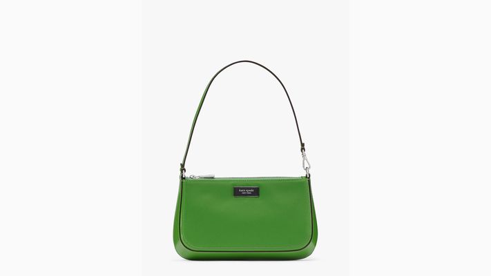 Kate Spade Sam Icon Ksnyl Nylon Mini Pochette, Ks Green