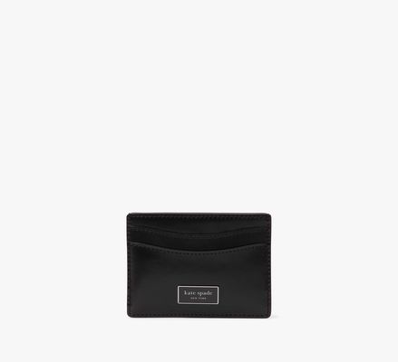 Kate Spade Sam Icon Leather Cardholder, Black