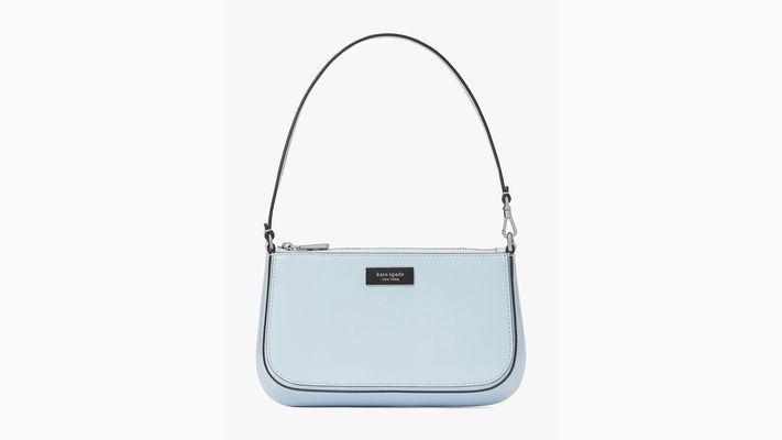 Kate Spade Sam Icon Leather Mini Pochette, Watercolor Blue