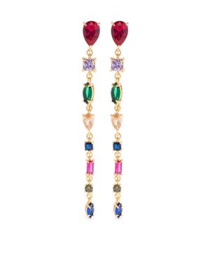 Kate Spade Showtime crystal-embellished earrings - Gold