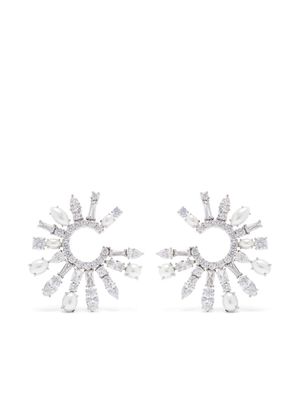 Kate Spade Showtime statement hoops - Silver