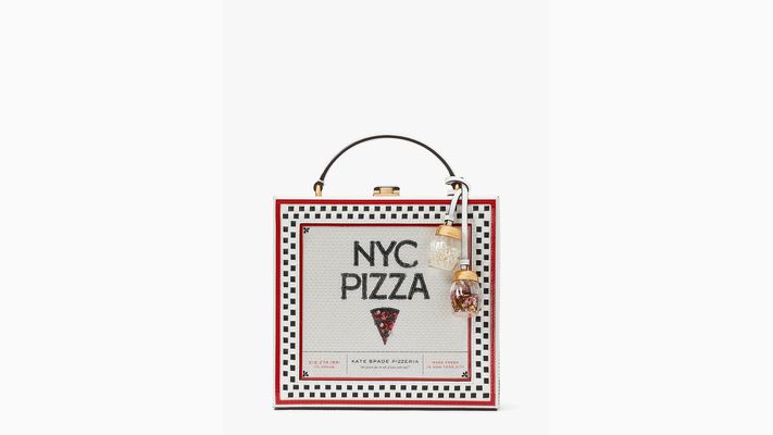 Kate Spade Slice 3D Pizza Box Top-Handle Bag