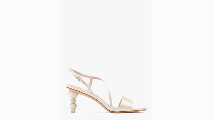 Kate Spade Sparkle And Shine Sandals, Ivory