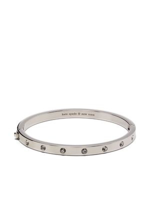Kate Spade stone hinged bracelet - Silver