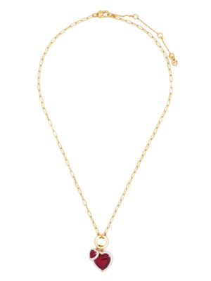 Kate Spade Sweetheart heart-charm necklace - Gold