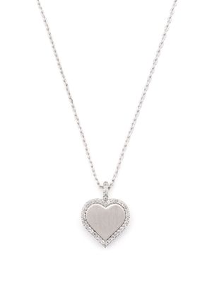 Kate Spade Take Heart crystal-embellished necklace - Silver