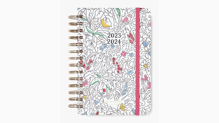 kate spade new york Polka Dot Cream 12 Month 2024 Medium Planner