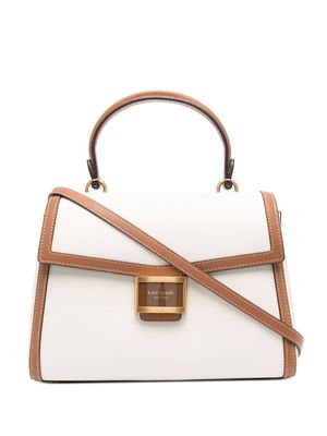 Kate Spade two-tone leather tote bag - Neutrals