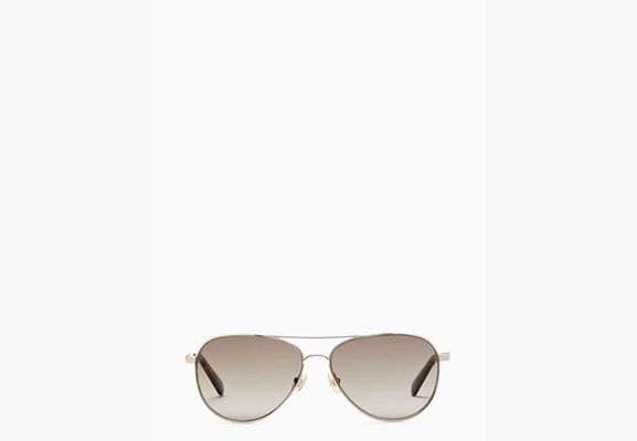 Kate Spade Varese Sunglasses, Light Gold