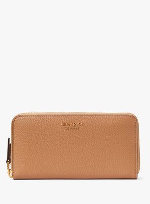 Kate Spade Veronica Zip-Around Continental Wallet, Bungalow Brown