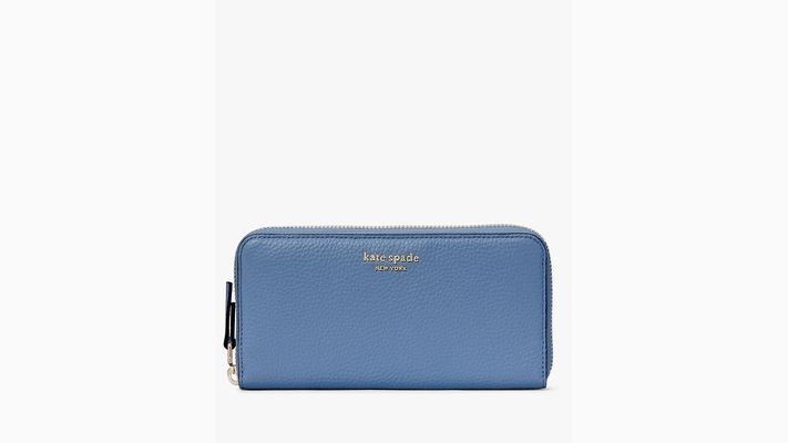 Kate Spade Veronica Zip-Around Continental Wallet, Manta Blue