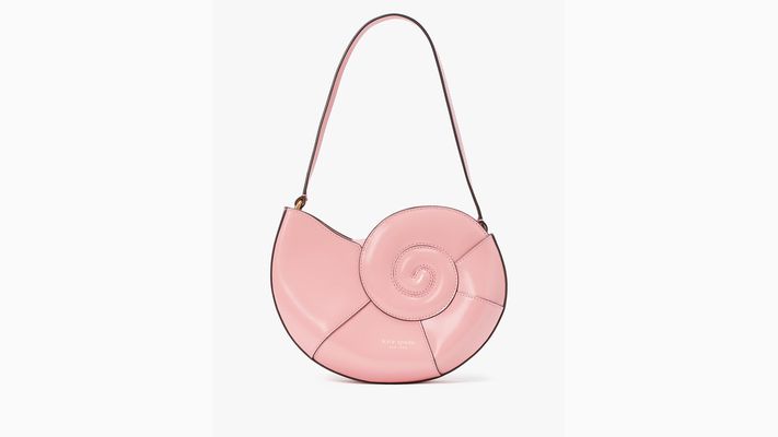 Kate Spade What The Shell Nautilus Shell Shoulder Bag, Salmon Pink