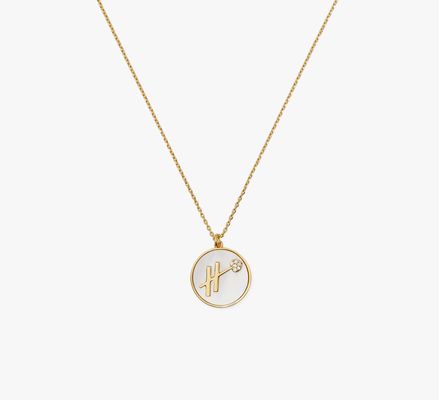 Kate Spade Zodiac In The Stars Mother Of Pearl Pendant, Mother Of Pearl/Gold, Sagittarius