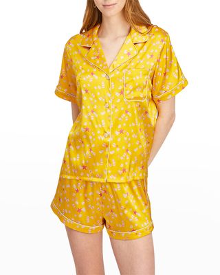 Katelyn Fiona Short Seashell-Print Pajama Set